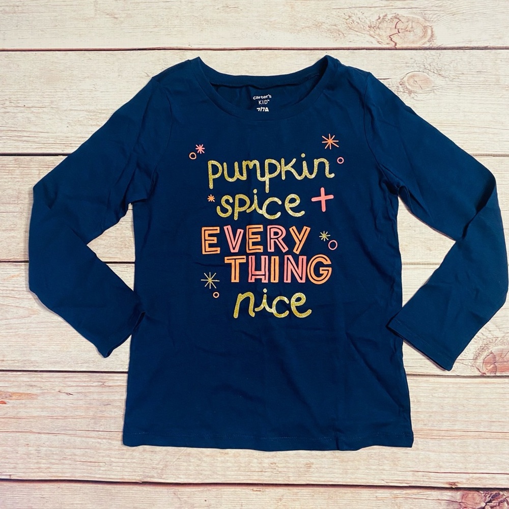 📌🆕 Carter's • Pumpkin Spice • Long Sleeve • Shirt